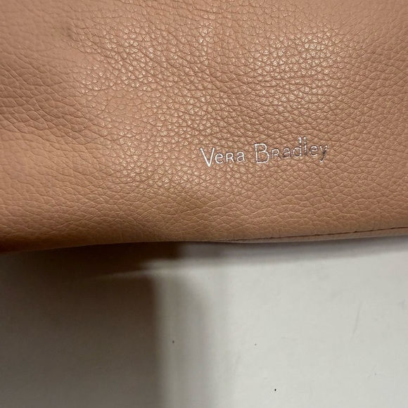 Vera Bradley Pink Sands Carryall Small Crossbody Quilted Leather Bag EUC, Chic - Picture 2 of 7